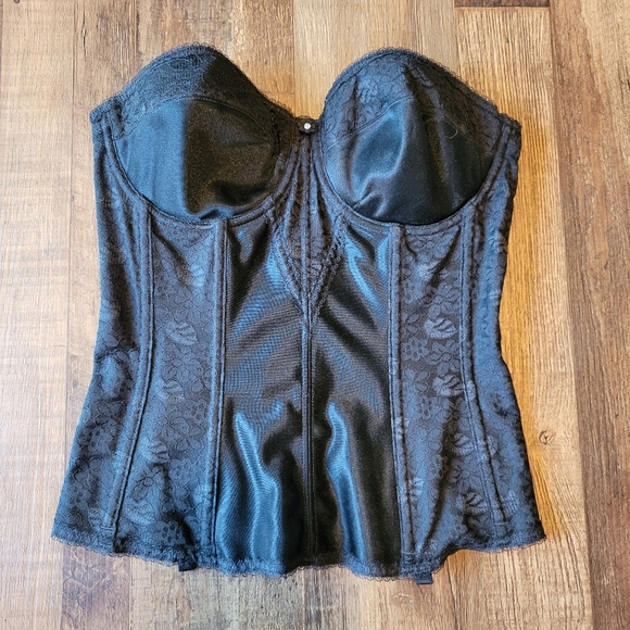 Dominique Intimate Apparel Black Lace Corset - Picture 1 of 5